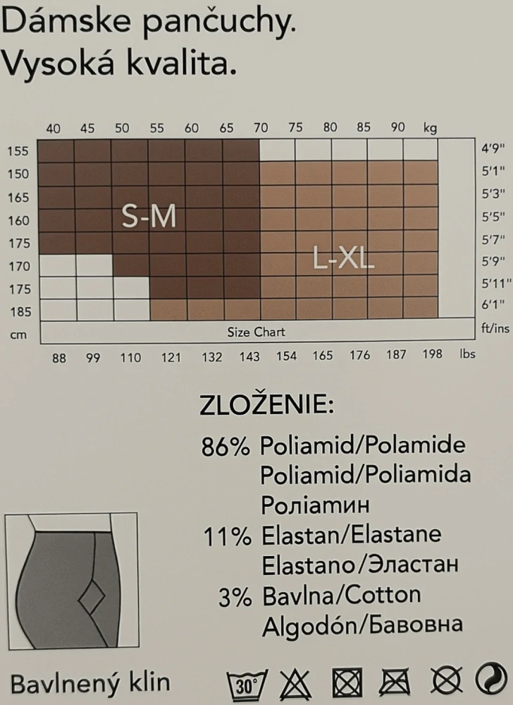 Pančuchové nohavice